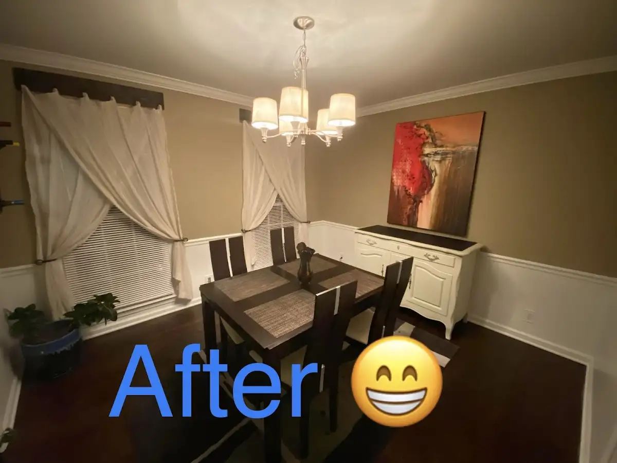 Professional dining room restoration after water damage in North Reading